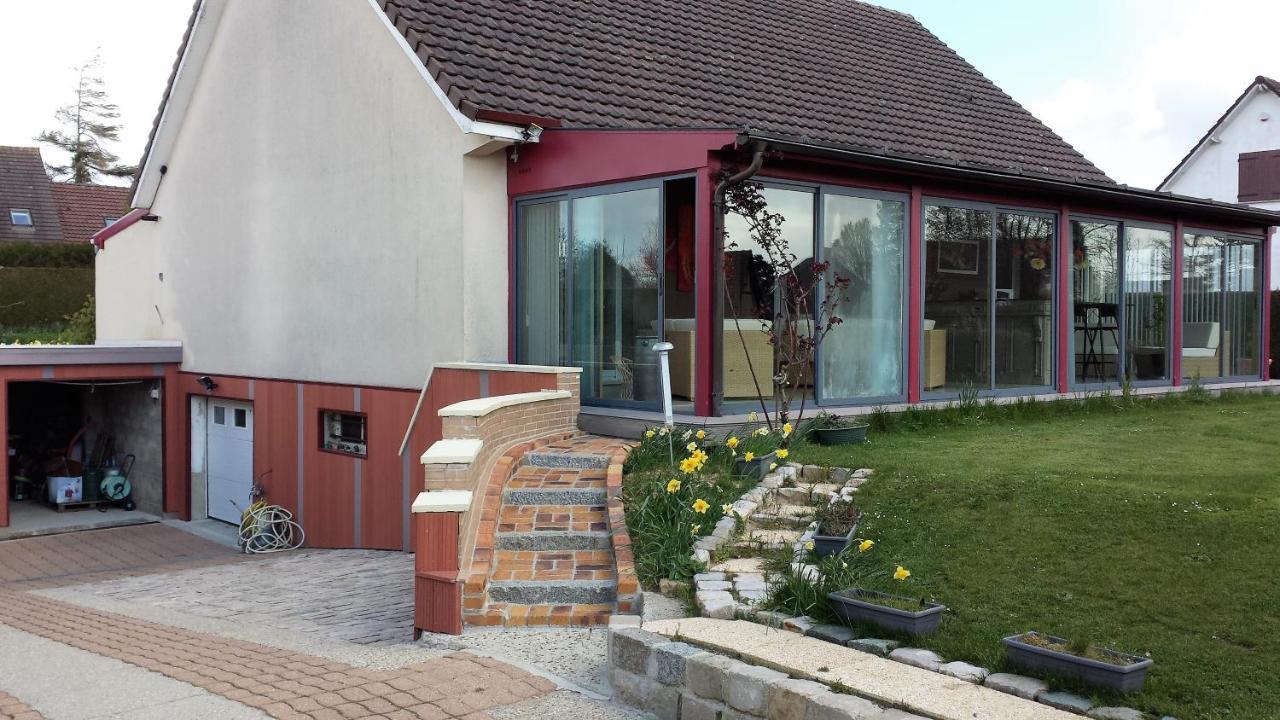 3 Chambres Privees Dans Un Jardin D'Hiver, Garage Voiture, Velos, Motos Tourville-sur-Arques Buitenkant foto