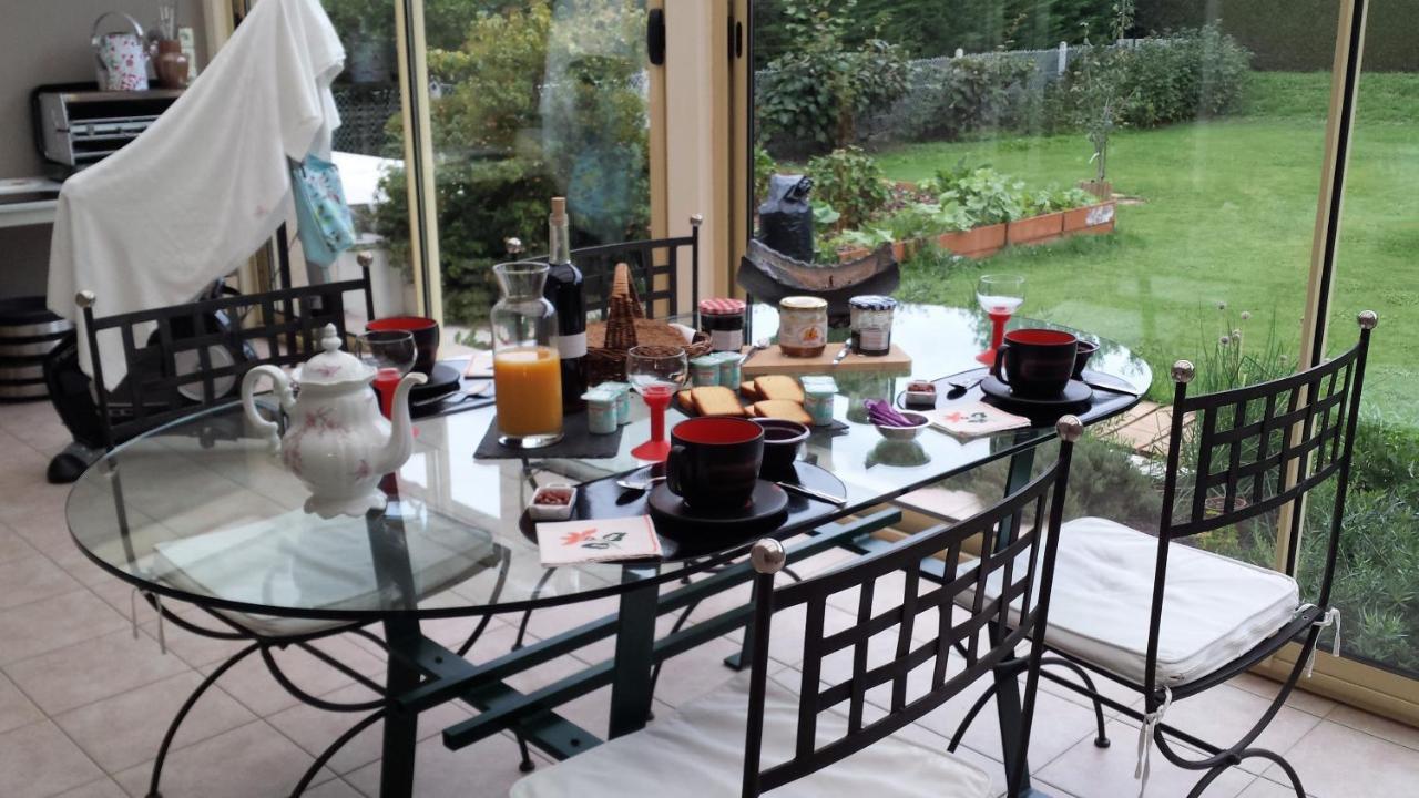 3 Chambres Privees Dans Un Jardin D'Hiver, Garage Voiture, Velos, Motos Tourville-sur-Arques Buitenkant foto